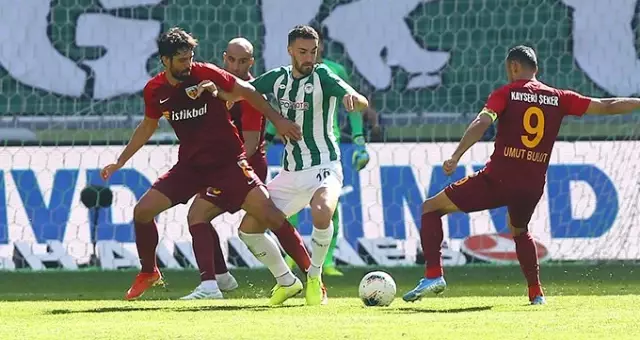 Konyaspor, Kayserispor'u 2-1 mağlup etti