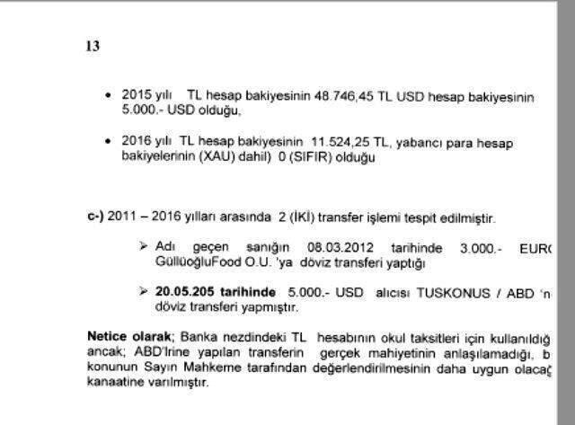 Bank Asya'ya 'para yatırın' talimatı veren Fethullah Gülen'in Bank Asya'da hesabı yokmuş