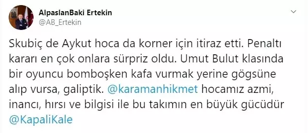 Boydak Holding CEO'su Ertekin'den Hikmet Karaman'a destek Boydak Holding CEO'su Ertekin'den Hikmet Karaman'a destek