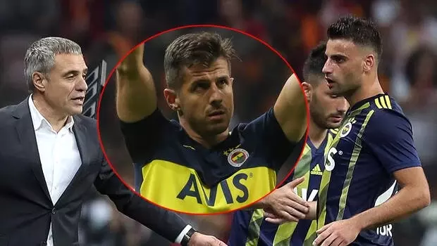 Emre Belözoğlu soyunma odasında Deniz Türüç'e moral verdi