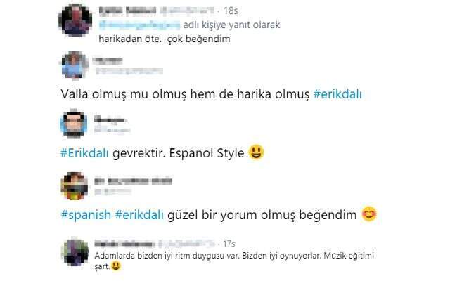 İspanya'daki bir Flamenko ekibi, düğünlerin vazgeçilmez şarkısı Erik Dalı'yla dans etti