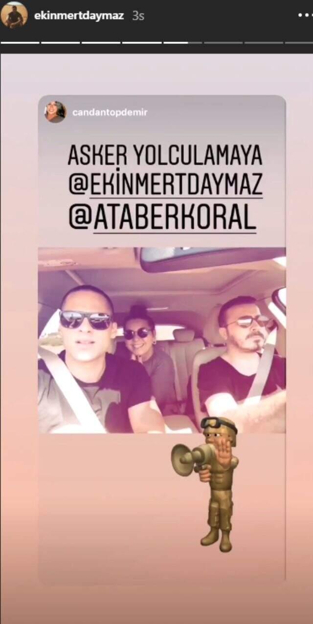 Yakışıklı oyuncu Ekin Met Daymaz, askere gideceğini sosyal medya hesabından duyurdu