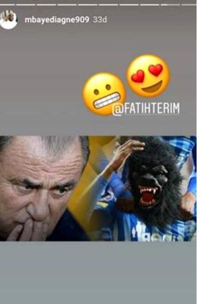Diagne'den Fatih Terim paylaşımı