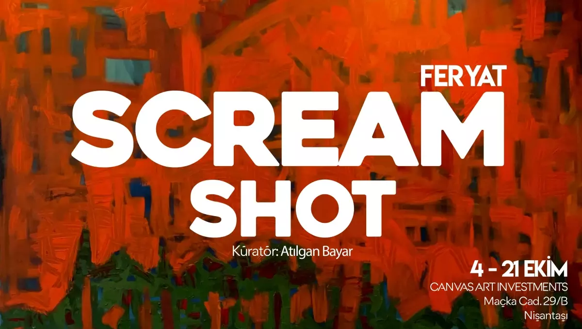 Feryat Aydemir'in Scream Shot sergisi 4 Ekim'de açılıyor