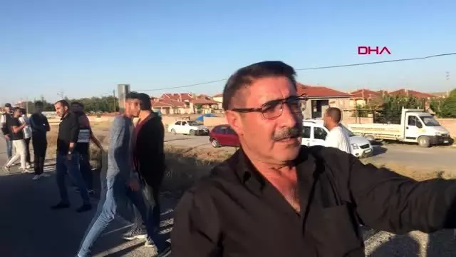 Konya ölümlü kazanın ardından virajın genişletilmesi için yolu kapattılar