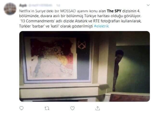 Netflix dizisinde bölünmüş Türkiye haritası tepki çekti