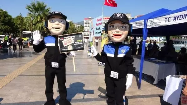 Aydın'da 900 polisle 'yaya geçidi nöbeti'