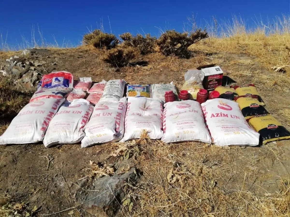 Bitlis'te 650 kilogram yaşam malzemesi ele geçirildi