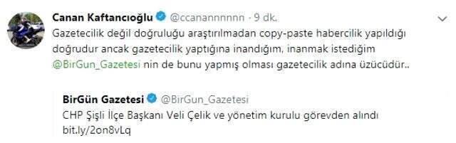Canan Kaftancıoğlu, CHP Şişli İlçe Örgütüne kayyım atadı