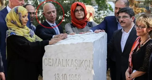 Cemal Kaşıkçı'yı anma törenine dünyanın en zengini Jeff Bezos da katıldı