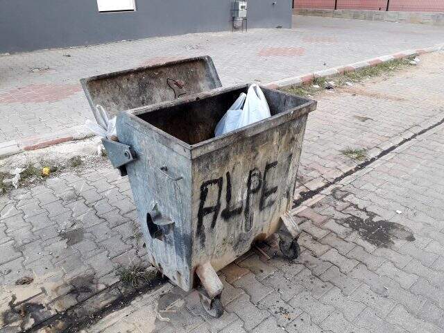 Çöpe atılan bebek, köpekler parçalamadan kurtarıldı