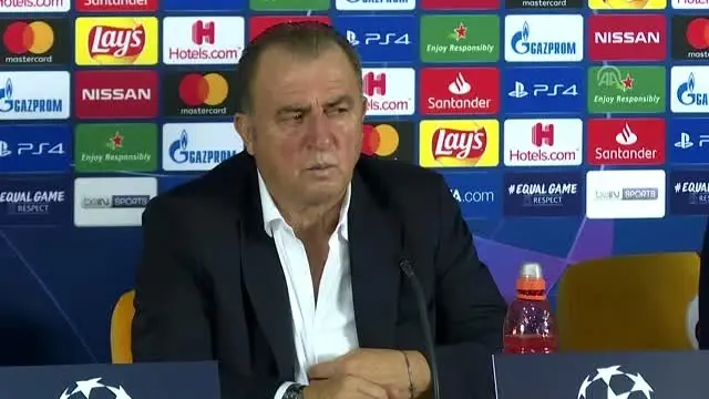 Galatasaray - Paris Saint-Germain maçının ardından - Galatasaray Teknik Direktörü Fatih Terim(2) Galatasaray - Paris Saint-Germain maçının ardından - Galatasaray Teknik Direktörü Fatih Terim(2)