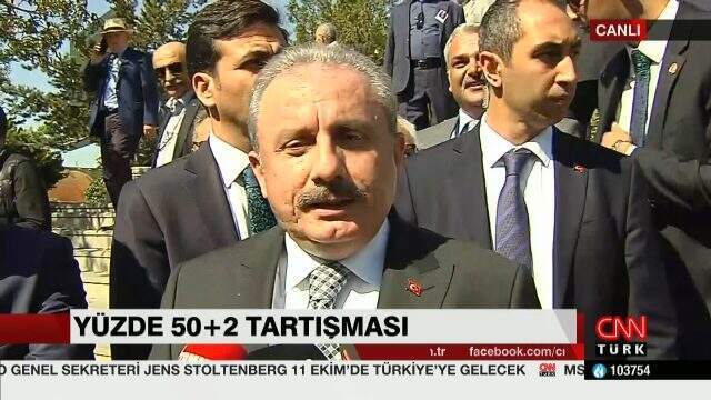 Meclis Başkanı Şentop'tan Faruk Çelik'e yanıt: 50+1 sistemi doğrudur