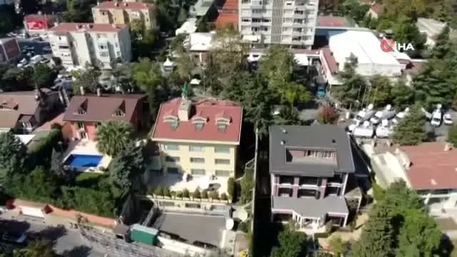 O Başkonsolosluk havadan görüntülendi O Başkonsolosluk havadan görüntülendi