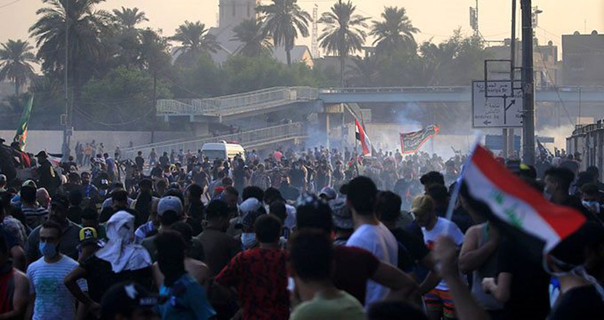 Irak'ta hükümet karşıtı protestolar büyüyor! Savunma Bakanlığı alarma geçti