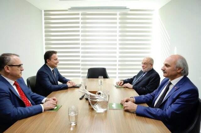 Temel Karamollaoğlu'nun ziyaret ettiği Ali Babacan: Malum çalışmalarımız yoğun bir şekilde devam ediyor