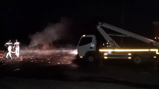 Yanan kabuklar korkuttu Yanan kabuklar korkuttu