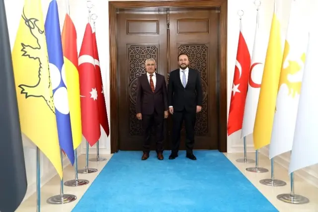 Milletvekili Zülfü Ağar'dan Başkan Güder'e ziyaret