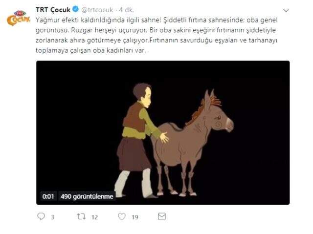 TRT, çizgi filmdeki 'eşeğe cinsel istismar' görüntüleri nedeniyle 7 kişiye dava açmış!