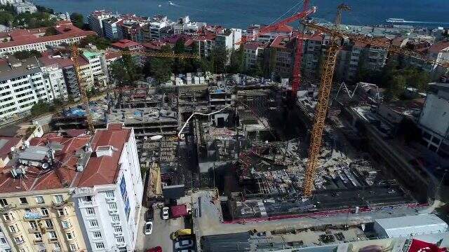 AKM'deki son durum havadan görüntülendi