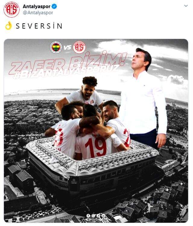 Antalyaspor'dan Fenerbahçe'ye gönderme: Seversin