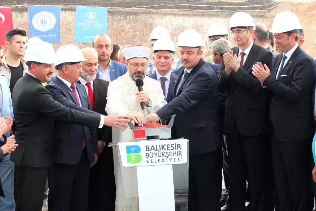Bandırma Üniversitesi Camii'nin temelleri atıldı