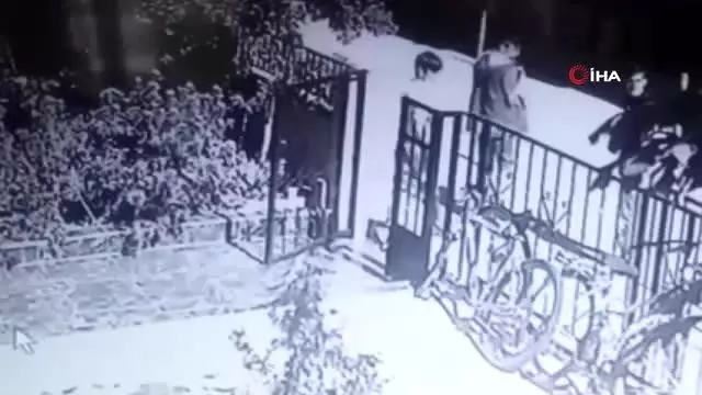 Bisiklet hırsızları kamerada