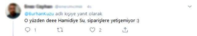 Burhan Kuzu 'Hamidiye Su sağlıklı değil' dedi sosyal medyada tepki gördü