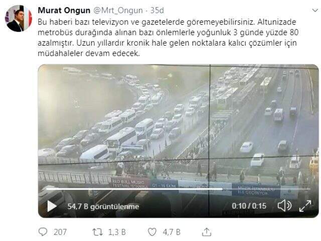 İBB Sözcüsü Ongun, 'Bu haberi TV'lerde göremezsiniz' diyerek Altunizade'nin son durumunu paylaştı