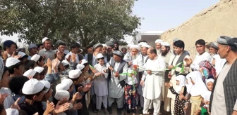 İhlas Vakfı hayırseverlerin yardımları ile Afganistan'da Kur'an kursu ve su kuyusu açtı