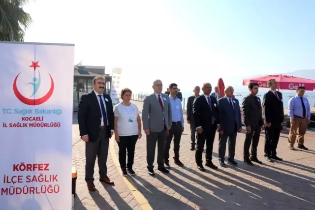 Körfez'de vatandaşlar sağlık için yürüdü Körfez'de vatandaşlar sağlık için yürüdü