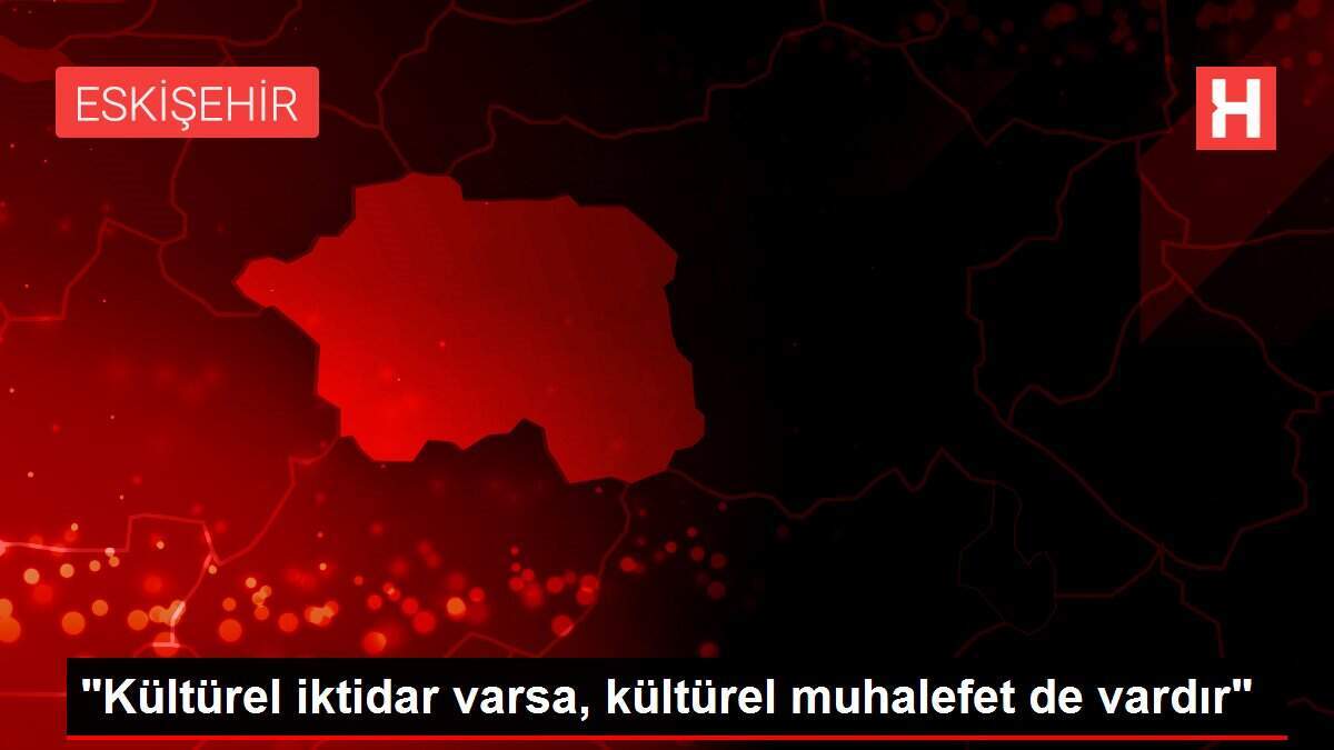 'Kültürel iktidar varsa, kültürel muhalefet de vardır'