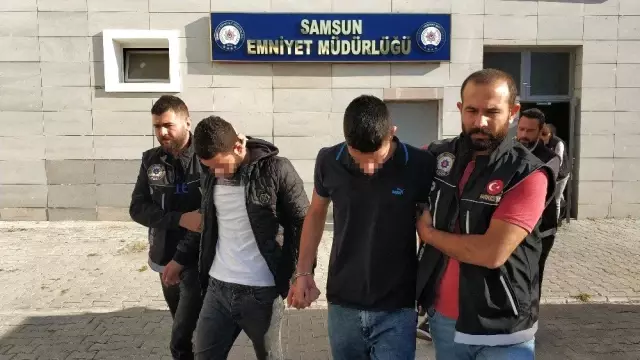 Samsun'da uyuşturucu ticaretinden 8 kişi adliyeye sevk edildi Samsun'da uyuşturucu ticaretinden 8 kişi adliyeye sevk edildi