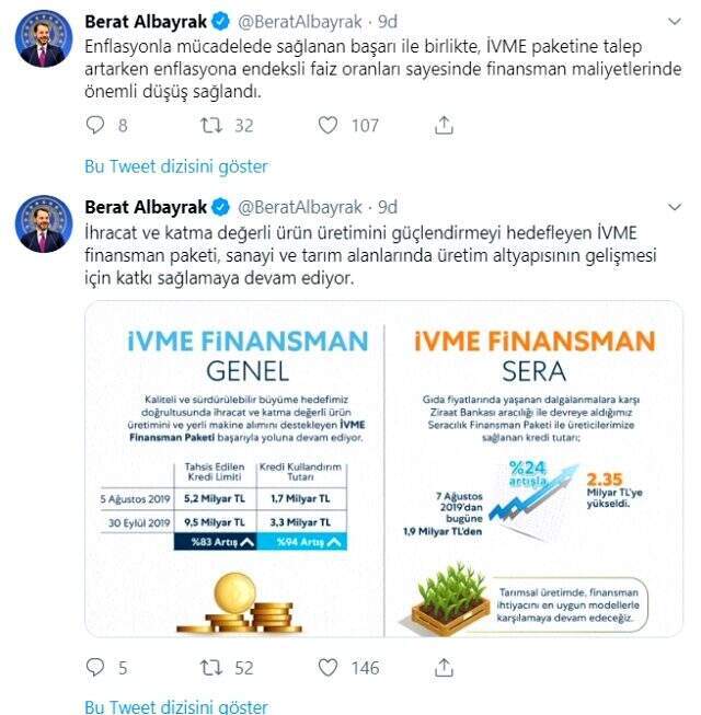 Son dakika: Bakan Albayrak: İVME finansman paketine talep arttı