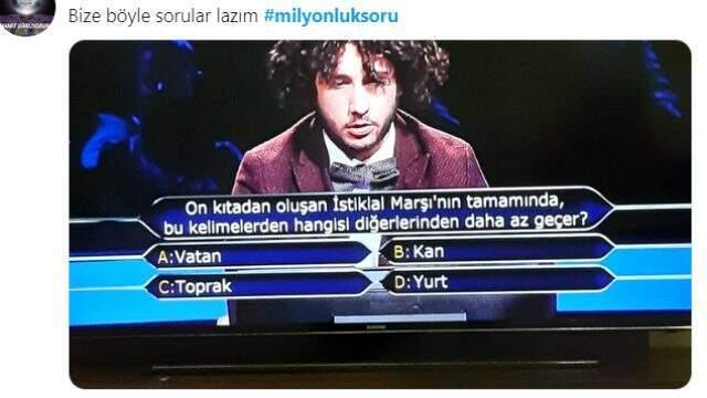Kim Milyoner Olmak İster yarışmasınının milyonluk sorusu belli oldu