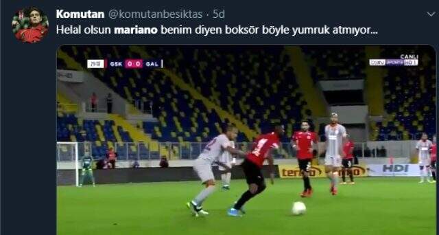 Rakibine yumruk atan Mariano sosyal medyayı salladı