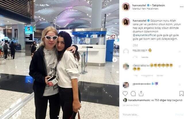 Şarkıcı Aleyna Tilki, eğitimine devam etmek için Amerika'ya gitti