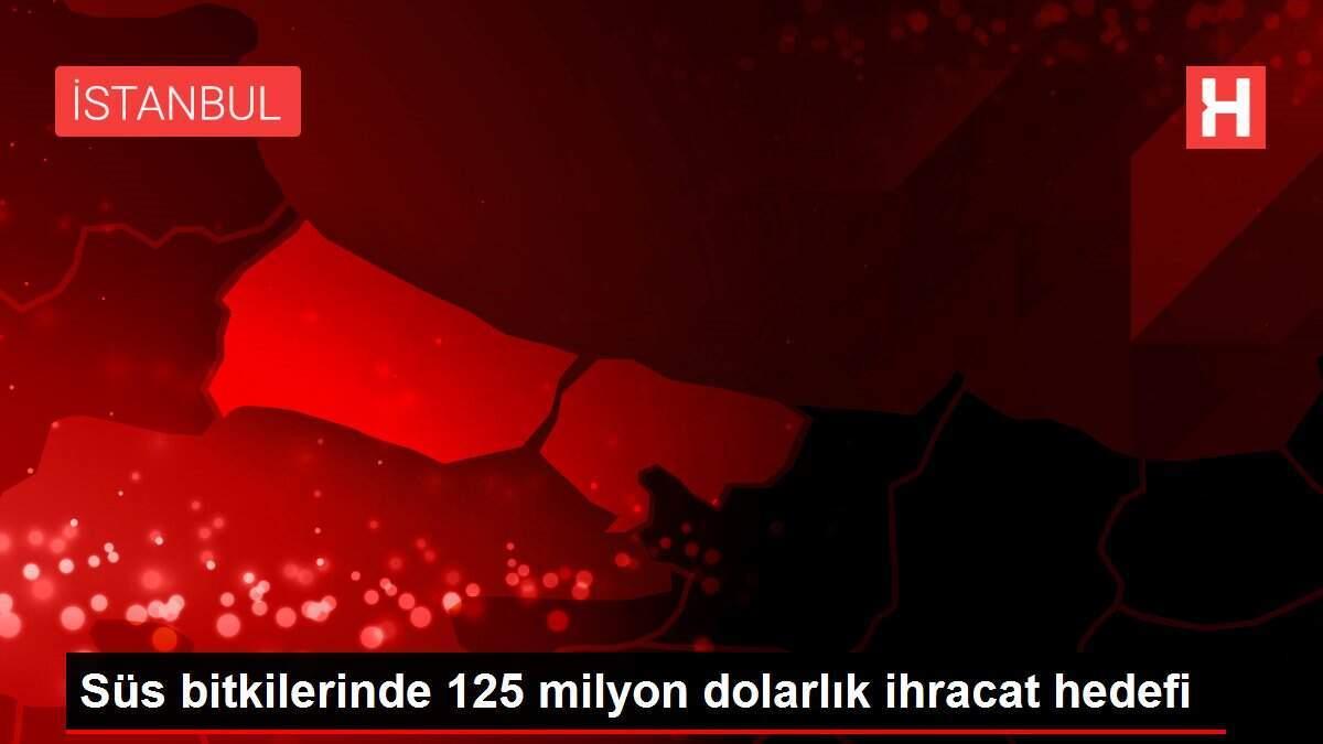 Süs bitkilerinde 125 milyon dolarlık ihracat hedefi