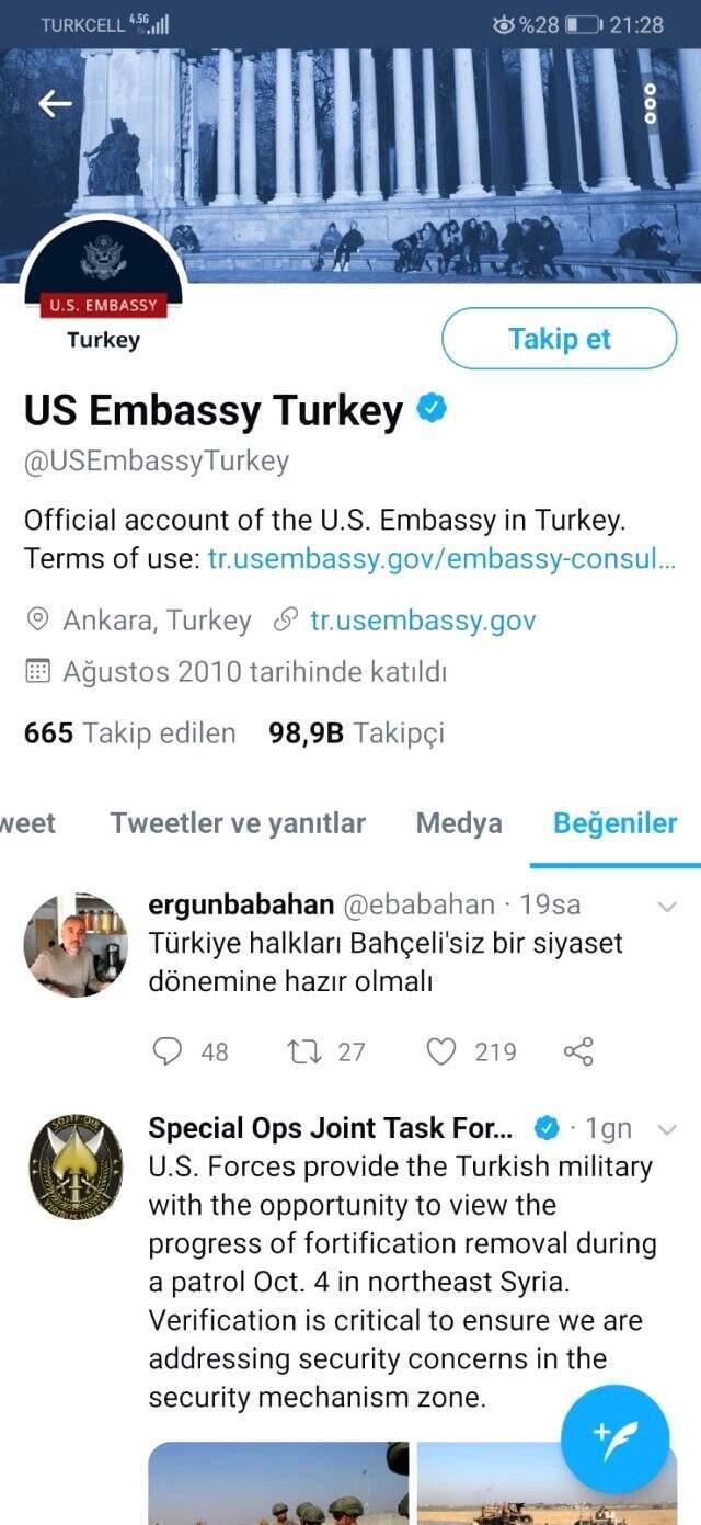 AK Parti'den ABD Büyükelçiliği'nin Twitter'daki skandal beğenisine sert tepki: Kabul edilemez