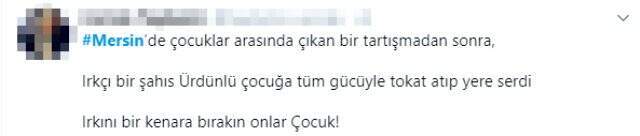 Mersin'de 8 yaşındaki Ürdünlü çocuğa tokat atan şahıs gözaltına alındı