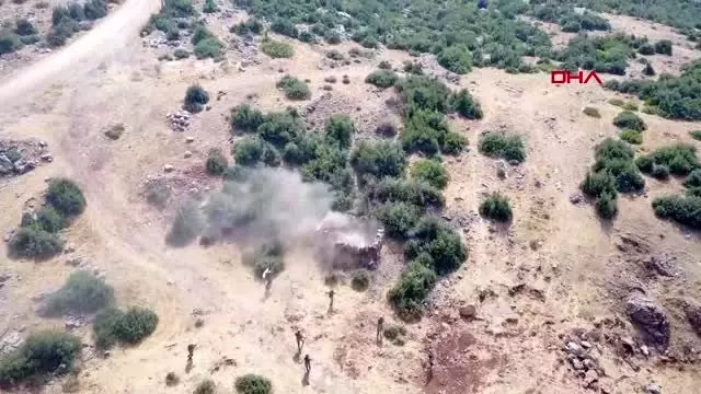 Öso özel kuvvetleri'nin tatbikatı gerçeği aratmadı Öso özel kuvvetleri'nin tatbikatı gerçeği aratmadı