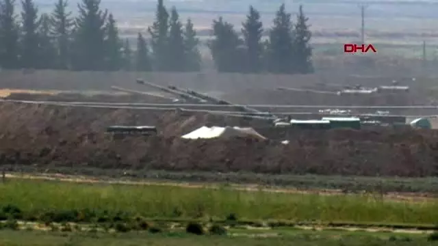 Şanlıurfa sınırda namlular suriye'ye çevrildi Şanlıurfa sınırda namlular suriye'ye çevrildi