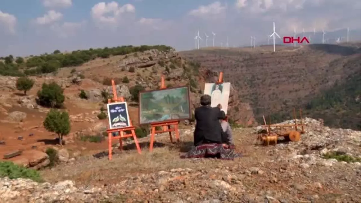 Çoban ressam; eserlerini satmıyor, torunlarına saklıyor