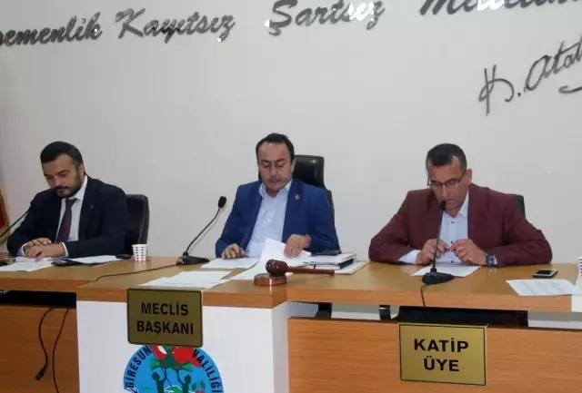 Giresun İl Genel Meclisi, ekim ayının ilk haftasında başladı