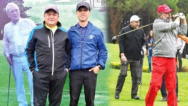 Golfte büyük heyecan Golfte büyük heyecan