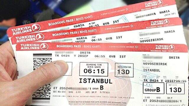 İç hat uçak biletlerinde tavan ücret 450 lira olacak