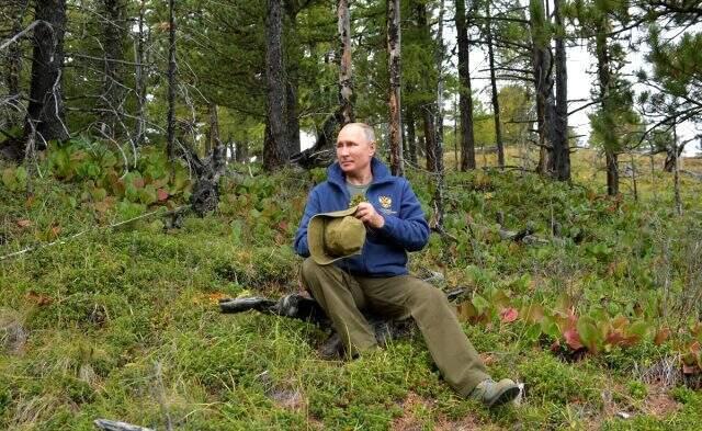 Putin, tayga ormanlarını gezdi
