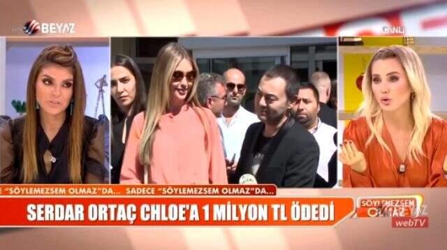 Serdar Ortaç, tek celsede boşandığı Chloe Loughnan'a 1 milyon TL nafaka ödeyecek