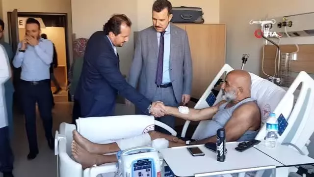 Somali'deki bombalı saldırıda yaralanan PÖH Polisi Şahin'in tedavisi devam ediyor Somali'deki bombalı saldırıda yaralanan PÖH Polisi Şahin'in tedavisi devam ediyor