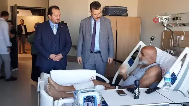 Somali'deki bombalı saldırıda yaralanan PÖH Polisi Şahin'in tedavisi devam ediyor Somali'deki bombalı saldırıda yaralanan PÖH Polisi Şahin'in tedavisi devam ediyor